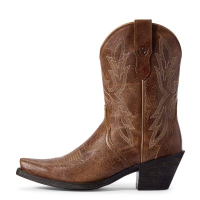 Ariat Round Up Bella - Western Laarzen DonkerBruin Dames - 40920-263